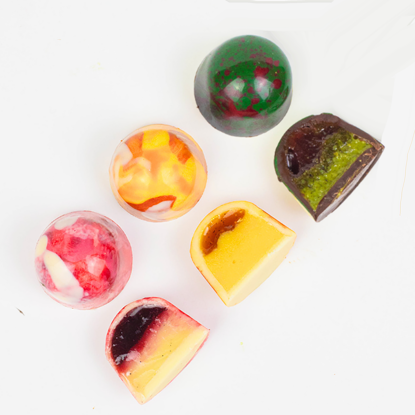 6er - Pralinen Set - Frucht