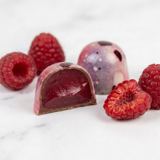 Vegane Himbeer-Praline – Eli Pralinen