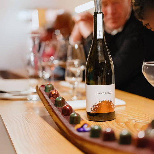 Schokolade und Wein Tasting